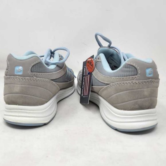 New women's 7W New Balance 877 V1 silver walking shoes sneakers 7 Wide WW877SB - Picture 10 of 11